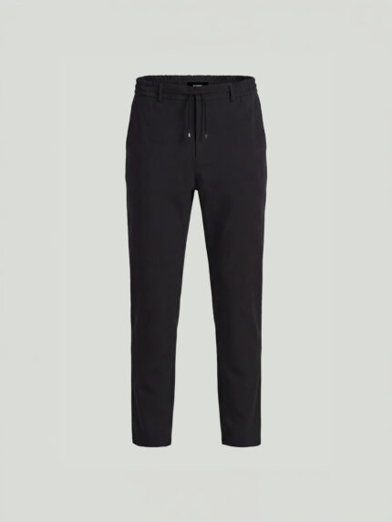 Black Custom Fit Trousers