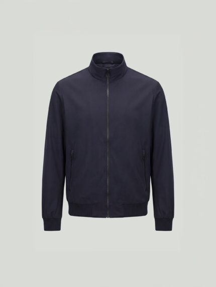 Navy Blue Zip Jacket