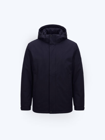 Goose Down Filled Hooded Coat