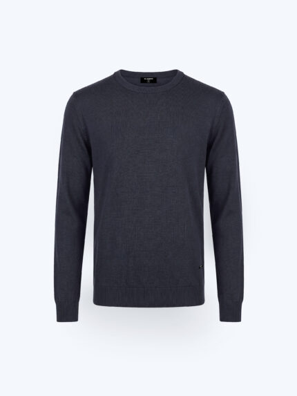 Petrol Green Modal-Blend Knit T-Shirt